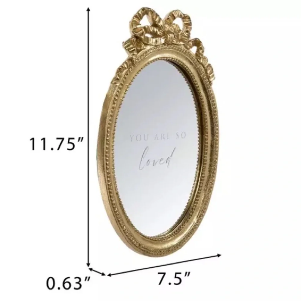 You Are So Loved Gold Wall Mirror